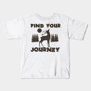 Find Your Journey - Deer Mountain Kids T-Shirt